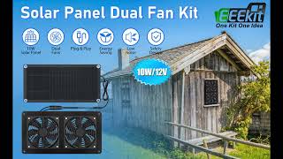 EEEKit Solar Panel Fans Kit