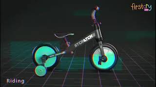 Babyhug Rover 2-1 Plug & Play Balance Bike & Bicycle