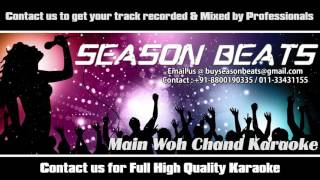 Main Woh Chand Karaoke | TERAA SURROOR | Himesh Reshammiya, Farah Karimaee | T-Series