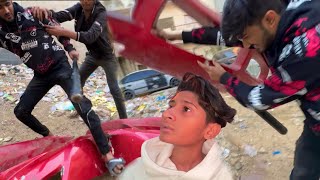 24 Pranks on Vampire in 24 Hour!😱 *Destroyed his Car*😡