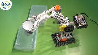 Gigo S4A PROGRAMMING BRICKS  #1204 Model 18 Gun Turret  Model 19 Robotic Arm Product