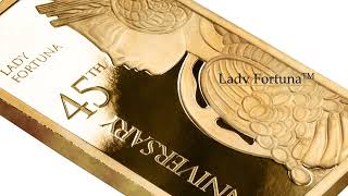 【聖石金業】PAMP 45th Anniversary of Lady Fortuna™ Gold Bar 5g｜ 財富女神45週年紀念金條