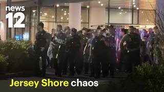 Hundreds of teens overrun Pier Village in Long Branch, lockdowns and heavy police presence