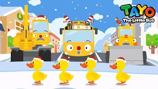 Five Little Ducks | Christmas Song for Kids | Learn Colors | Tayo Color Song | Tayo the Little Bus