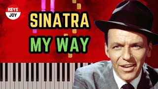 🎹 Frank Sinatra - My Way - Piano and Keyboard Tutorial - with Lyrics