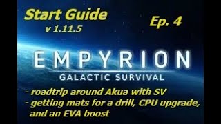 Empyrion Galactic Survival. Start Guide. Episode 4. Roadtrip with SV.