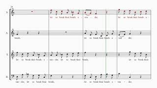 Handel's Messiah Part 41 - Let us break their bonds asunder  - Soprano practice part