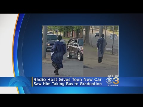 Radio Host Rickey Smiley Gives Teen New Car After Seeing Photo Of Him Taking Bus To Graduation Radio Host Rickey Smiley Gives Teen New Car After Seeing Photo Of Him Taking Bus To Graduation