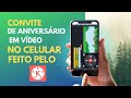 Convite de aniversário tema safari em Vídeo - pelo celular (kinemaster) - Tutorial passo a passo.