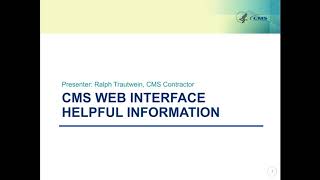 3/7 Web Interface Webinar