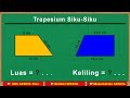 Menghitung Luas Dan Keliling Trapesium Siku siku, Jika Tingginya Tidak Diketahui