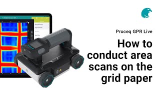 How to conduct area scans on the grid paper I Proceq GPR Live