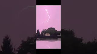 Κεραυνός στο Miskolc, Hungary 23-6-23 ⛈️⛈️.