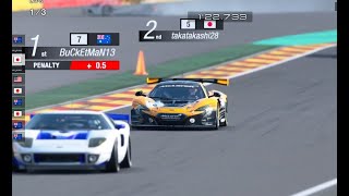 GT SPORT　Gr3全車種表彰台チャレンジ　マクラーレン/650S/スパ/replay