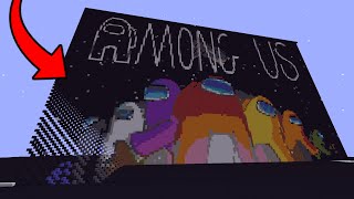 Domino in Minecraft - Among Us Edition (55,000 dominoes)
