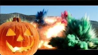Exploding Pumpkins with C4 and Det Cord