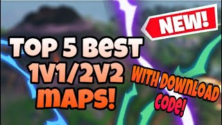 new top 5 best 1v1 2v2 maps in fortnite creative with download - fortnite 2v2 map code
