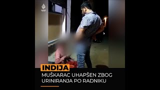 Indijac uhapšen zbog snimka kako urinira po radniku