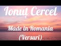 Ionuț Cercel - Made in Romania (Versuri)