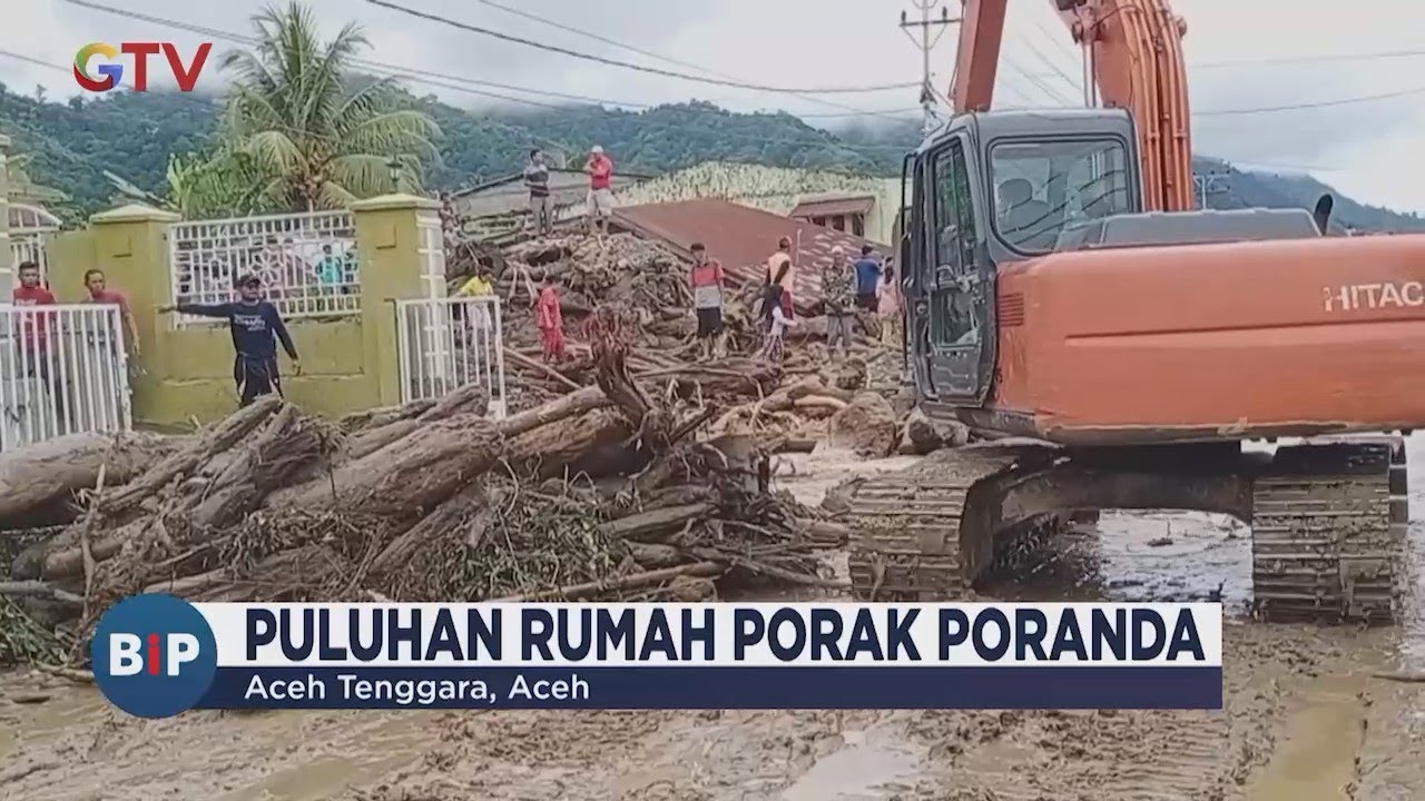 Banjir Bandang Terjang Permukiman Penduduk Di Aceh Tenggara, Puluhan ...