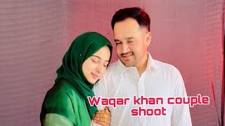 @ImWaqarKhan shoot with his wife Tabassum in @SharazSikanderFilms office || #virelvideo