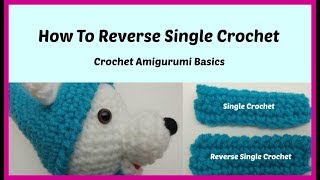 How To Reverse Single Crochet Working In The Round / Crab Stitch