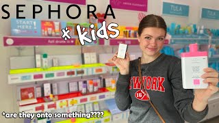 Trying Sephora Kids Makeup and Skincare