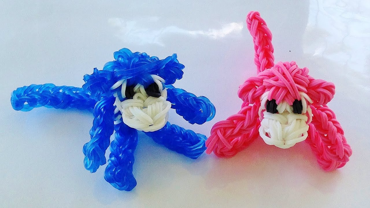 Rainbow Loom, 3D Monkey Rainbow Loom Charm, Loom Bands Instructions ...