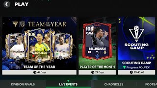 WOW!! FREE POTM \u0026 12th MAN 107 OVR RONALDO FC MOBILE 25 | HOW TO GET SCOUTING CAMP TICKET FC MOBILE!