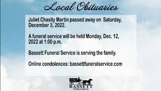 Obits for December 7, 2022