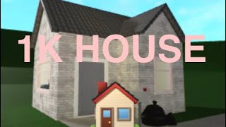 How To Build A House In Bloxburg 1 Story 1k Robux Generator Working - roblox bloxburg house tutorial no gamepass 2k