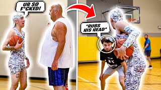 I EXPOSED HIM.. TROLLING REAL HOOPERS In Front Of Their GIRLFRIENDS! (5v5 Basketball)