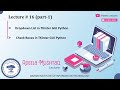 Drop down List & Check Boxes in Tkinter GUI Python