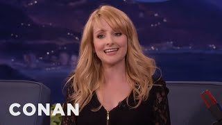 Melissa Rauch Loved Shopping For Her Nude Body Double | CONAN on TBS