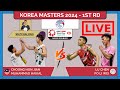 CHOONG HJ/HAIKAL 🇲🇾 vs. LU C/PO LW 🇹🇼 LIVE! Korea Masters 2024 1st Rd | Darence Chan Watchalong