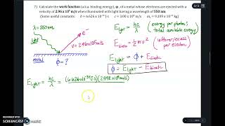 Photoelectric Effect - Example 1