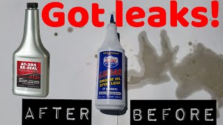 Engine oil stop leak isn't safe? AT-205 Re-Seal vs Lucas Oil Stop Leak
