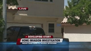 Three suspected in armed home invasion