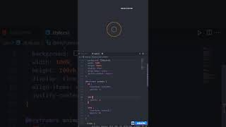 Glowing circle loading animation using html and css #shorts #htmlcss #htmltutorial