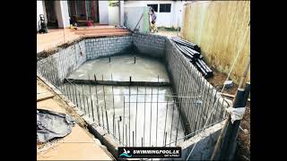 Swimming pool construction in Sri Lanka