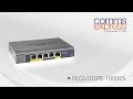 Netgear GS105PE 5 Port PoE Gigabit Switch (Feature Highlights)