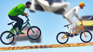 HIT THE BIKERS AT 200MPH! (GTA 5 Funny Moments)