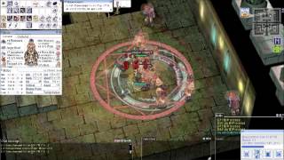 Ragnarok Online - Rune Knight vs Nameless Mob (Rideword Hat + 4x Hunter Fly Card Healing Combo) HD