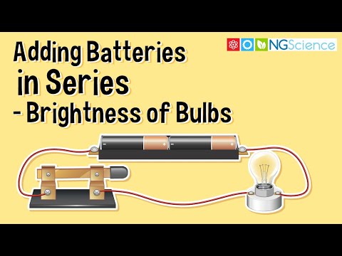 How is voltage of a battery affect the brightness of a bulb?