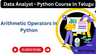 Arithmetic Operators in Python, Python Data Analyst Training 05