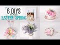 🐰6 DIY DOLLAR TREE EASTER SPRING DECOR CRAFTS 🐰