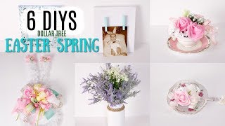 🐰6 DIY DOLLAR TREE EASTER SPRING DECOR CRAFTS 🐰