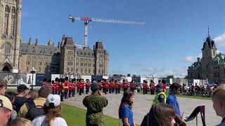 Music from the Ceremonial Guard - Ottawa, Canada 22 July 2023