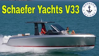 (2022) - Schaefer Yachts V33 Review - St. Petersburg Power \u0026 Sailboat Show