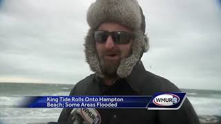 Some areas flood after king tide rolls onto Hampton Beach